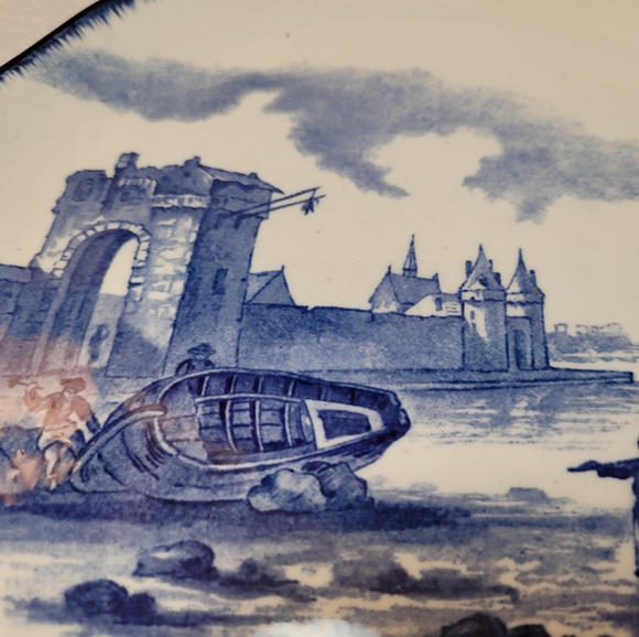 Vintage French H.B & Cie Terre De Fer 1510 ( Land of Iron) decorative plate - Picture 8 of 10